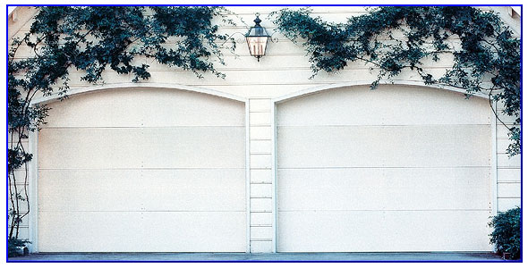 wood panel garage doors in Pittsburg